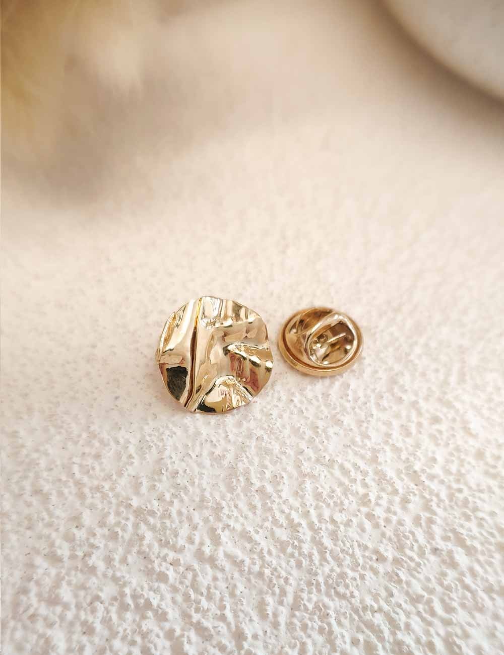 Pin’s La Serra – Pin’s froissé doré ou argenté