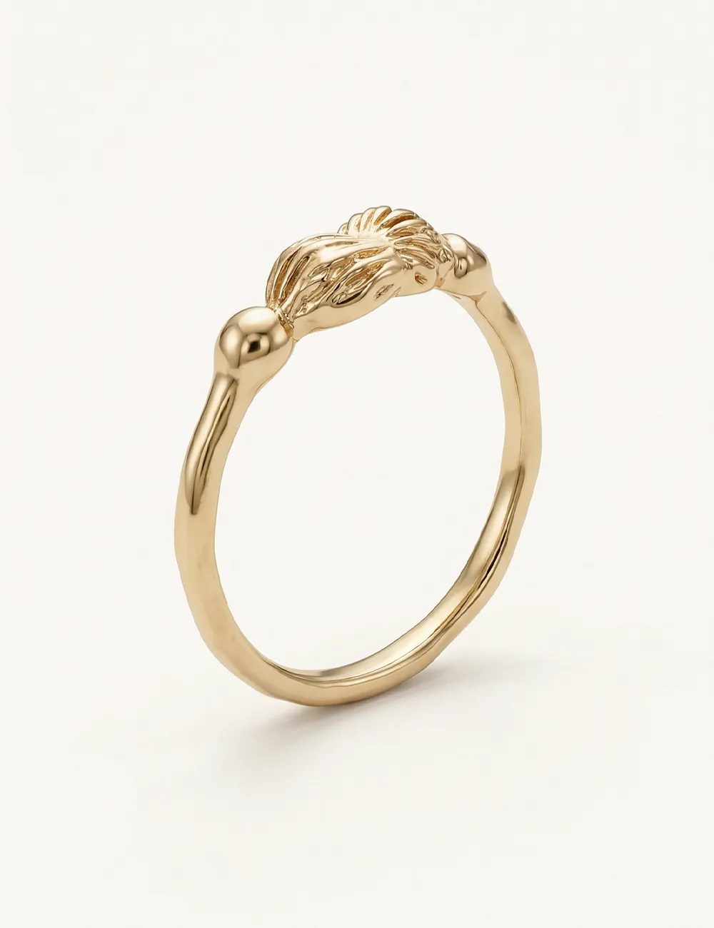 Bague Séna – Taille 52 – Bague dorée à l’or fin unique