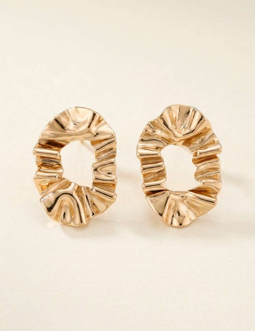 Boucles d'oreilles Rousse mini -Boucles texturées