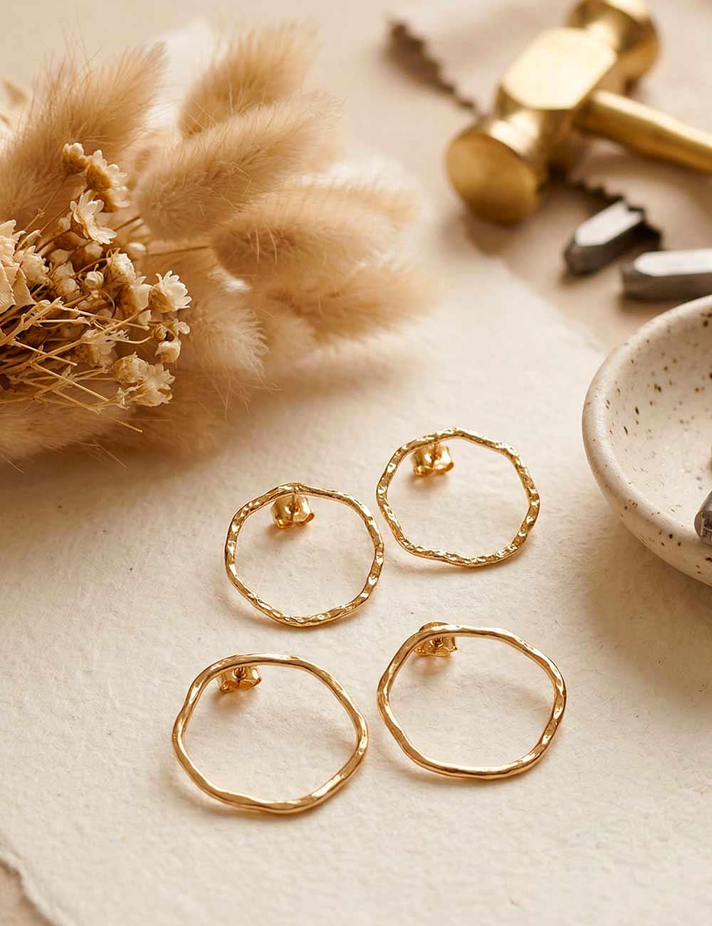 Atelier créatif boucles d'oreilles